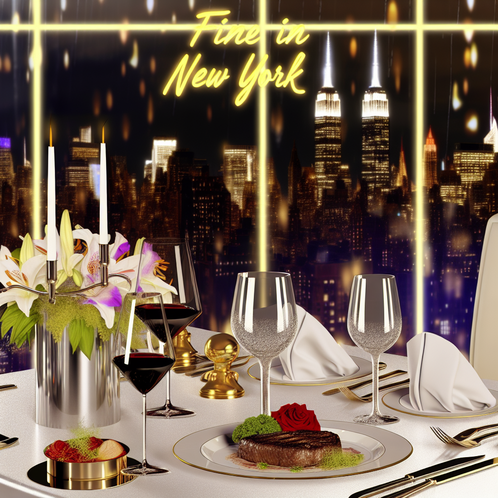 best fine dining restaurants in New York